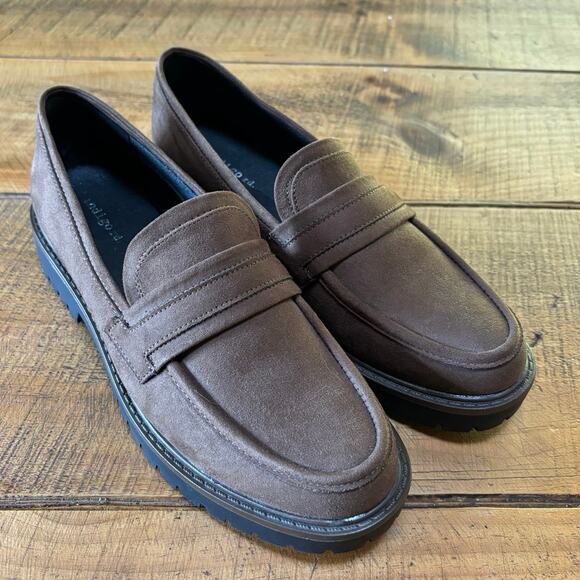 Indigo‎ Rd Womens Brown Loafer Slip On Faux Suede Shoes Size 8M - Picture 3 of 9